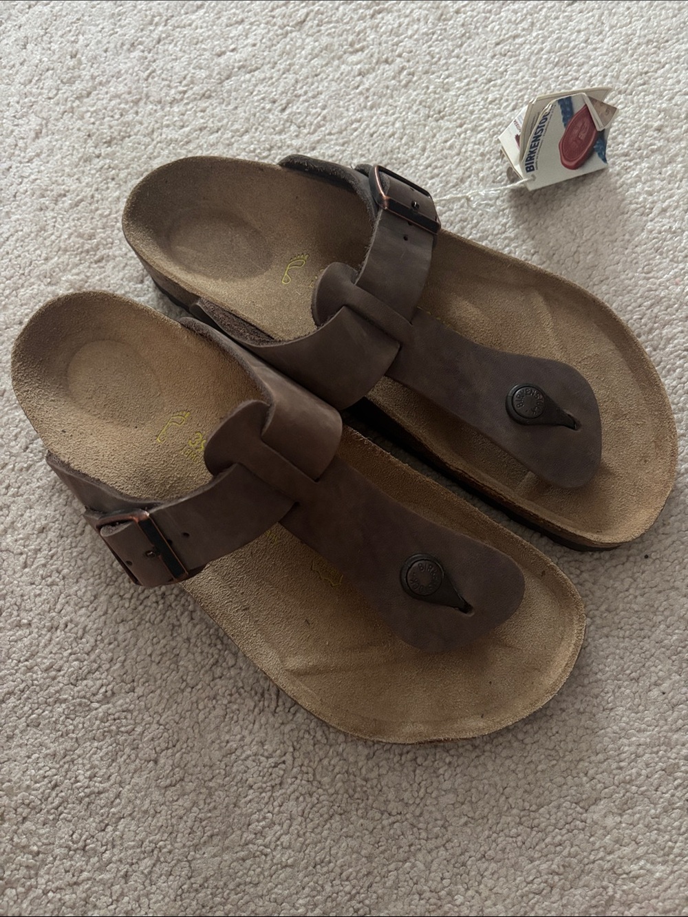 Brand NWT Birkenstock Gizeh Sandal size 39 - Picture 3 of 4